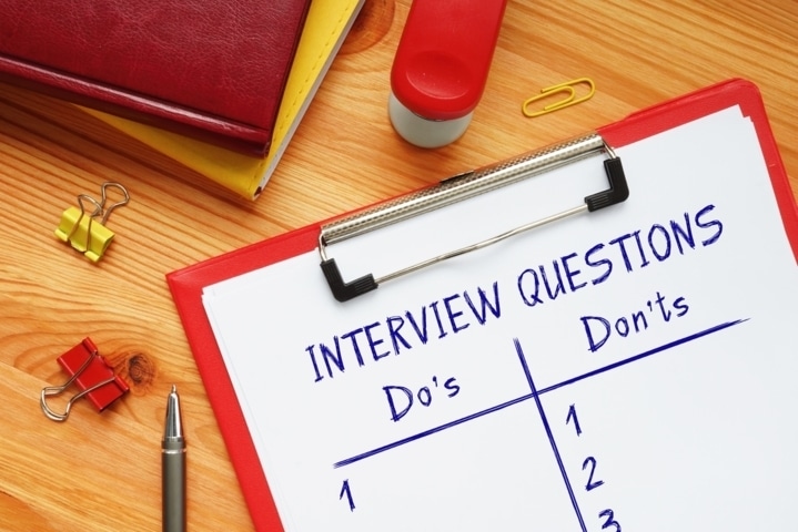 Interview Questions Dos and Dont's